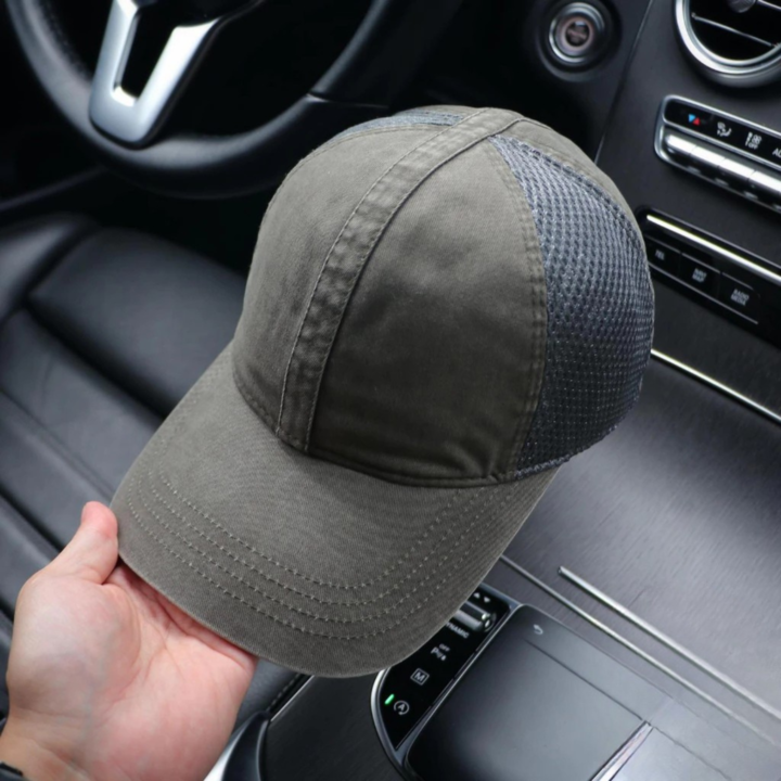 Nón kết, mũ lưỡi trai chữ Classic phối vải kaki form chuẩn thời trang đường phố siêu đẹp (Ảnh thật)