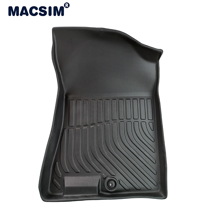 Thảm lót sàn xe ô tô KIA K5 2022 - chất liệu TPE thương hiệu Macsim màu đen