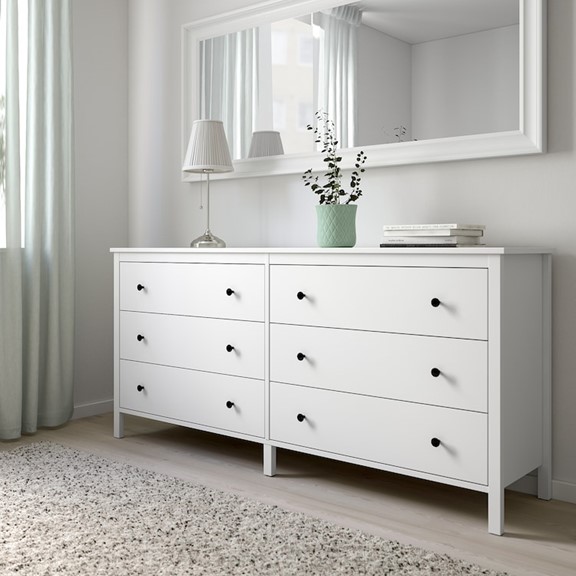 KOPY, Tủ đựng đồ tân cổ điển 6 ngăn kéo DRA_250, 172x46x85cm