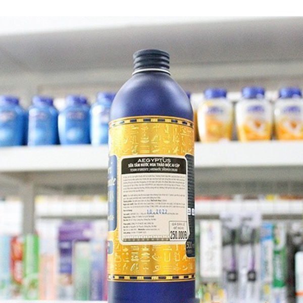 Sữa tắm thảo mộc Ai Cập Tesori D' Oriente Aegyptus 500ml + Móc khóa