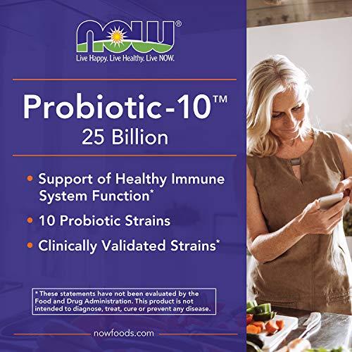 Viên Uống Bổ Sung 10 Chủng Lợi Khuẩn Now Probiotic-10 25 Billion