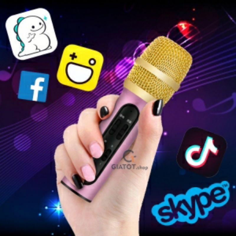 Micro thu âm C11 livestream cao cấp tặng kèm tai nghe livestream ca hát, bán hàng online