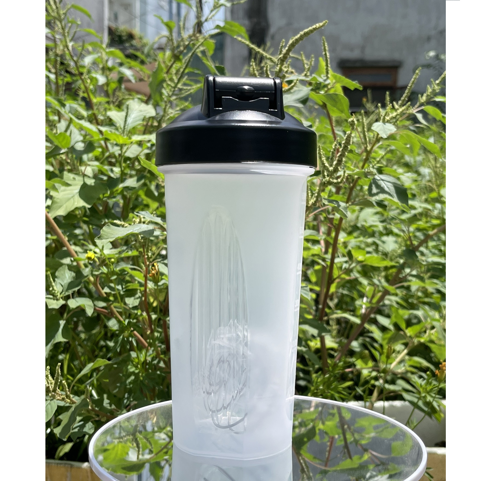 Bình lắc Shaker pha sữa cho người tập GYM hiệu TCSPORTFOOD - Bình nước thể thao Shaker 600 ml