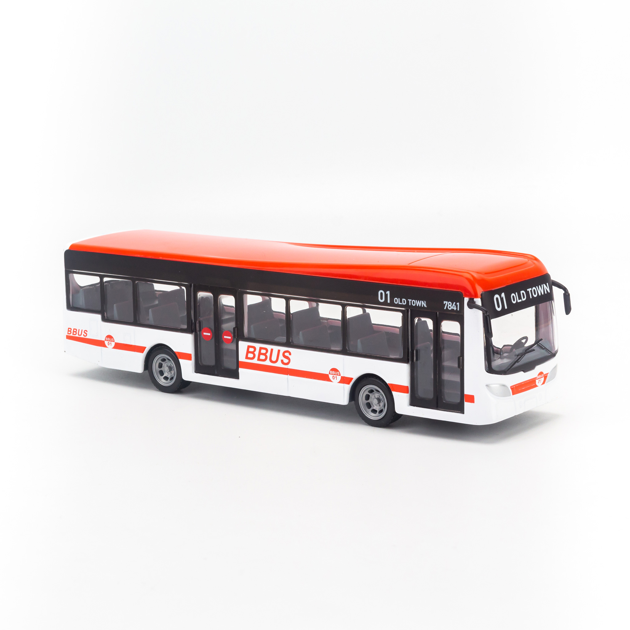 Mô hình xe Bus City long 19cm Bburago 18-32102