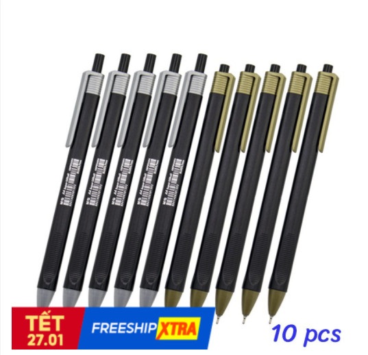 Combo 5 bút bi mực dầu 30R4 M&G-mực xanh-0.7mm - ABPW30R4