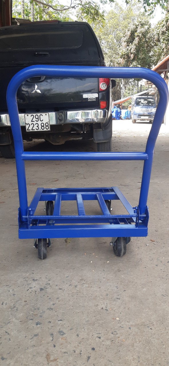 Xe đẩy hàng 4 bánh tải trọng 300kg gấp gọn