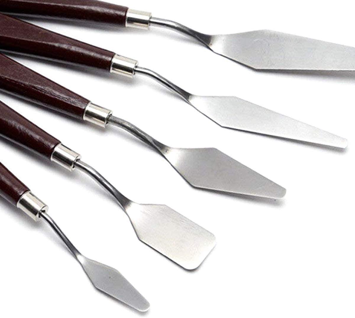 5 CHIẾC Bộ Dao Vẽ Tranh, Bảng Dao Dụng Cụ Vẽ Tranh, Tranh Sơn Dầu