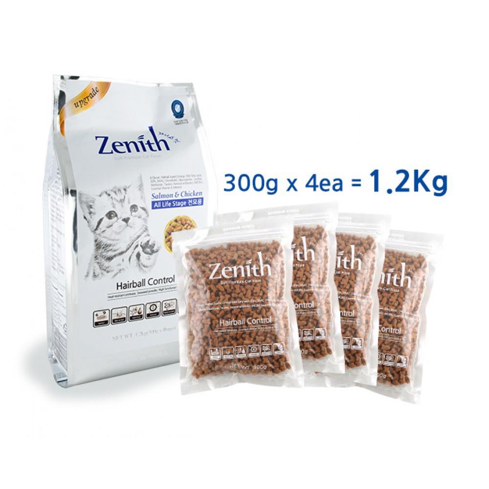 Thức ăn hạt mềm kiểm soát búi lông mèo Zenith Hairball Controll 300g