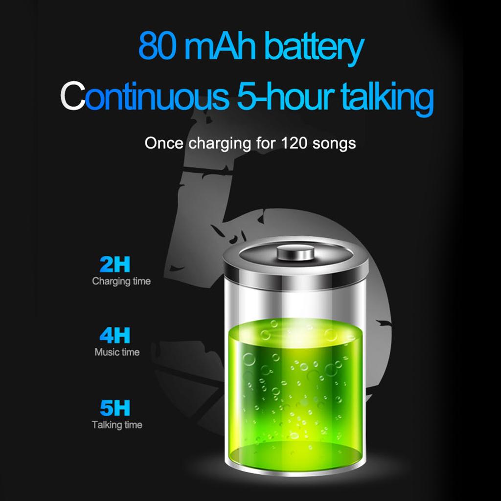 F920 Mini  Headset Clip Earphone Earpiece Handsfree Black