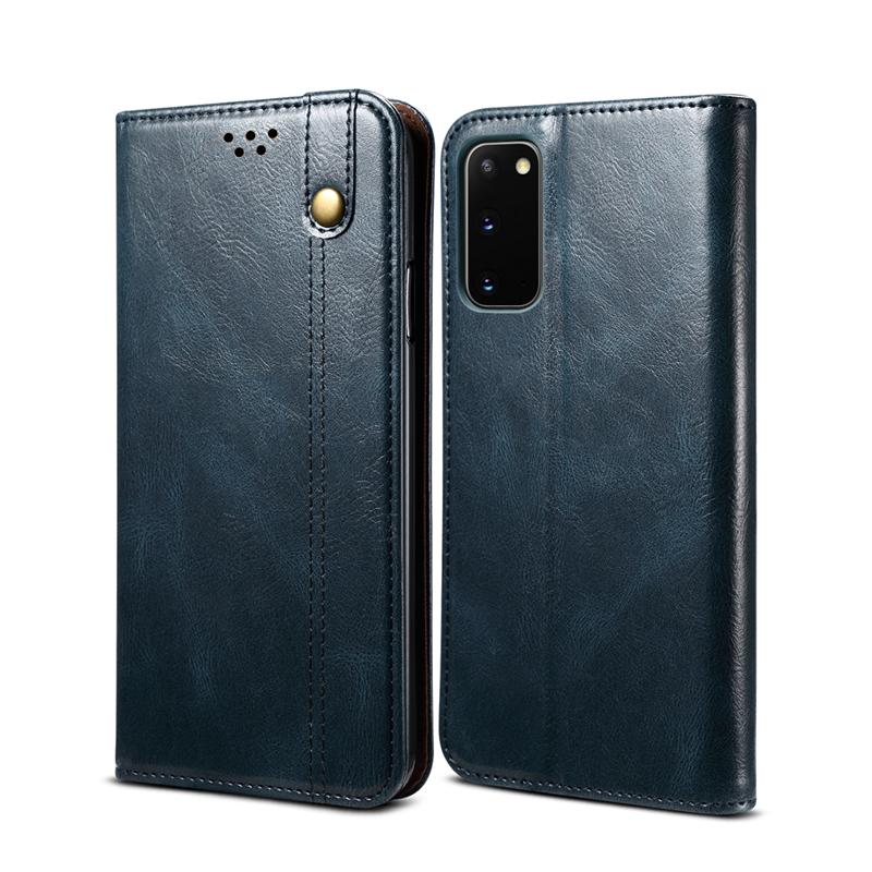 Bao da điện thoại nắp lật từ tính Retro Samsung S20 FE Ultra S20 Plus