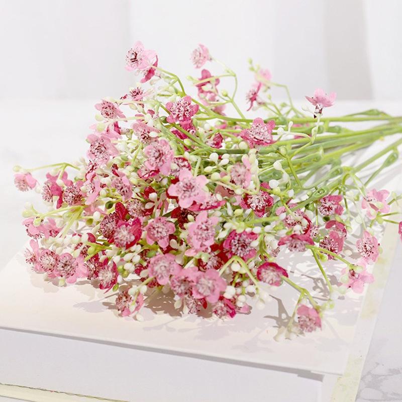 Cành Hoa gypsophila Nhân Tạo Dáng Dài Chuyên Dụng Cho Trang Trí