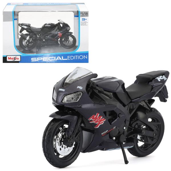 Đồ Chơi Mô Hình Xe Mô Tô G24 Yamaha YZF-R1 1:18 Tỉ Lệ Có Kệ Đứng - Maisto 321/MT39300