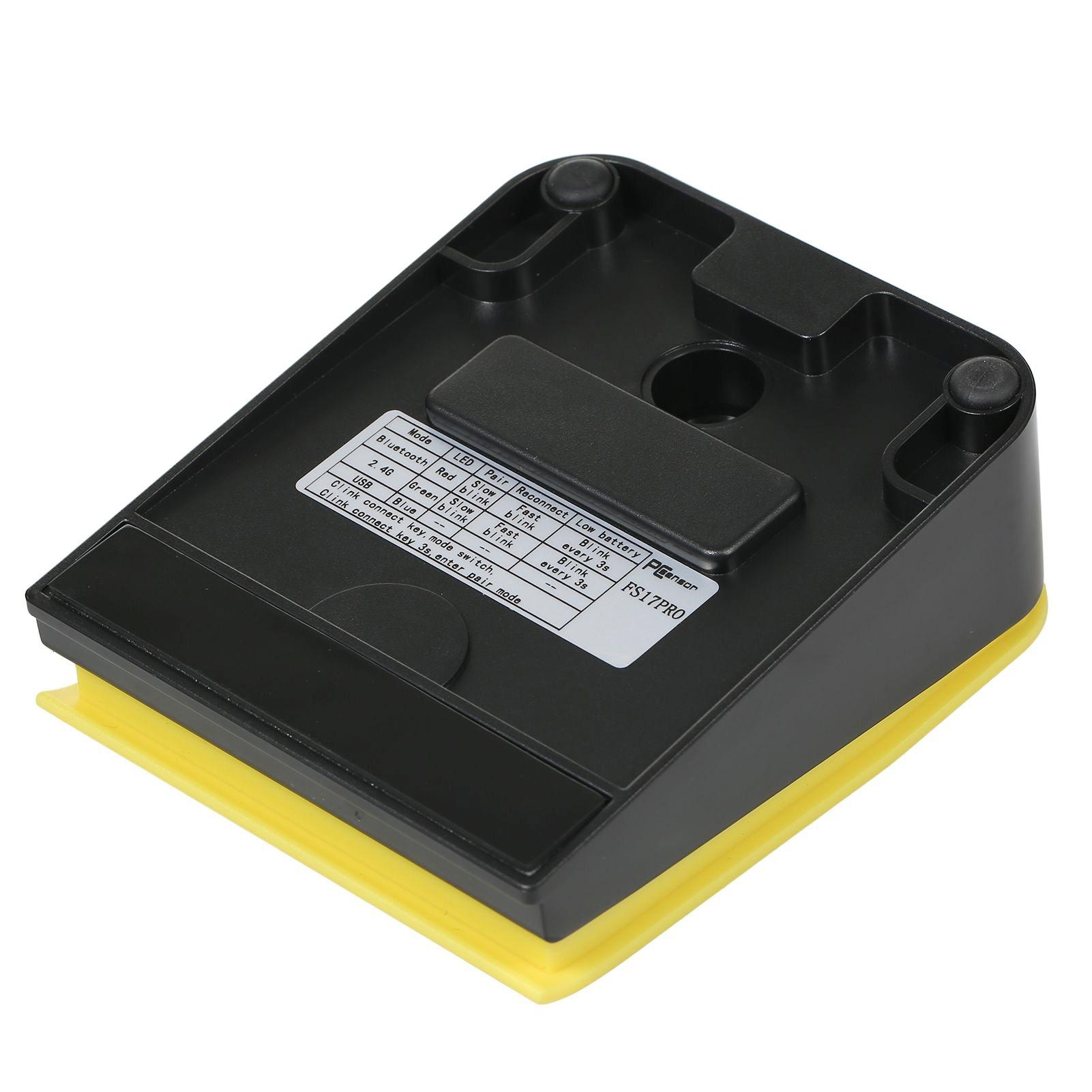FS17Pro Single Foot Switch Multifunctional Customized Foot Pedal USB+2.4G+BT Three-mode Connection Mechanical Switch