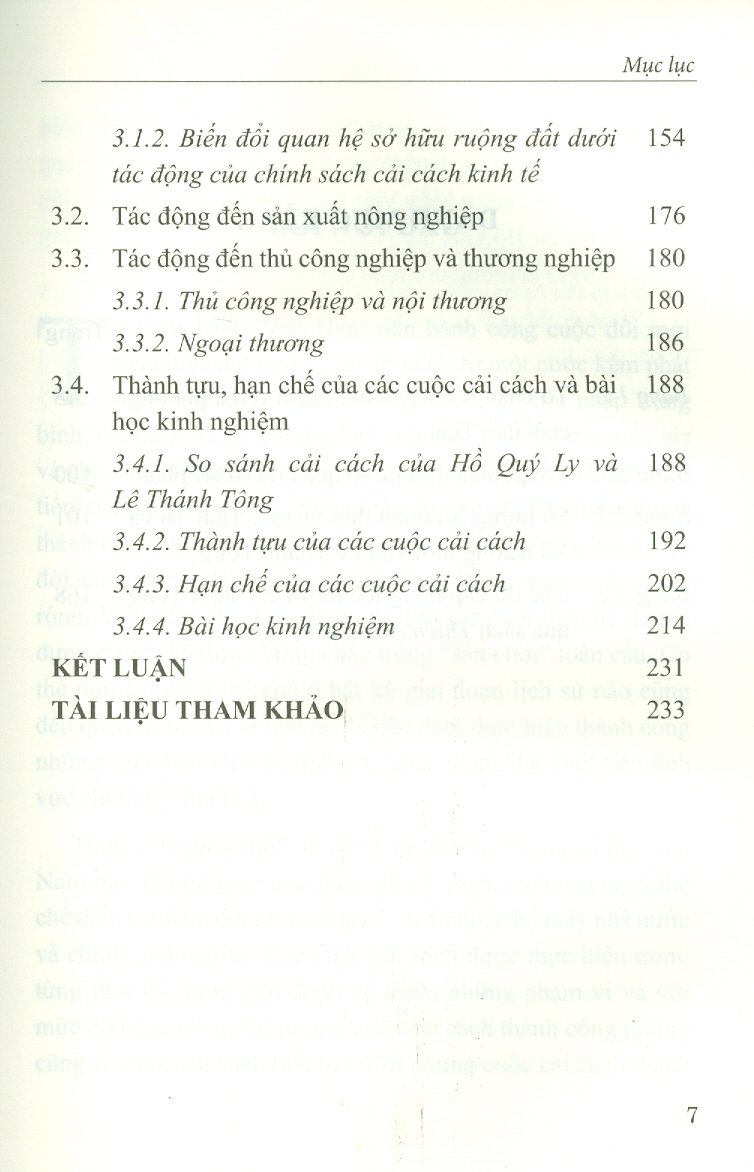 Cải Cách Thể Chế Chính Trị, Kinh Tế Của Hồ Quý Ly Và Lê Thánh Tông (Sách chuyên khảo)