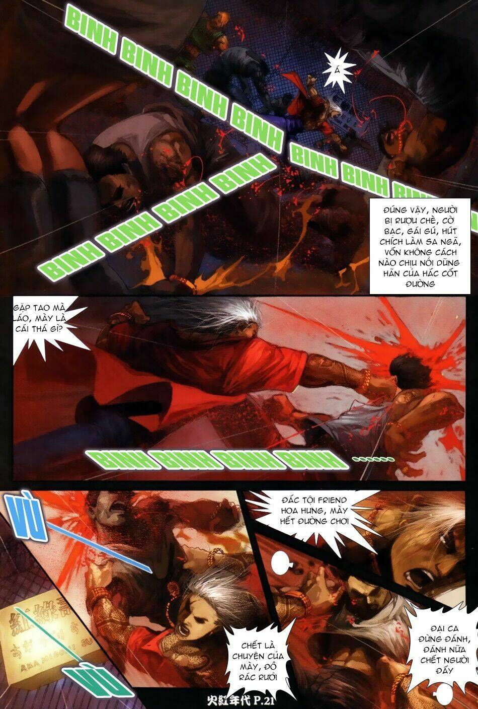 hỏa hồng niên đại hắc cốt đường chapter 59 10