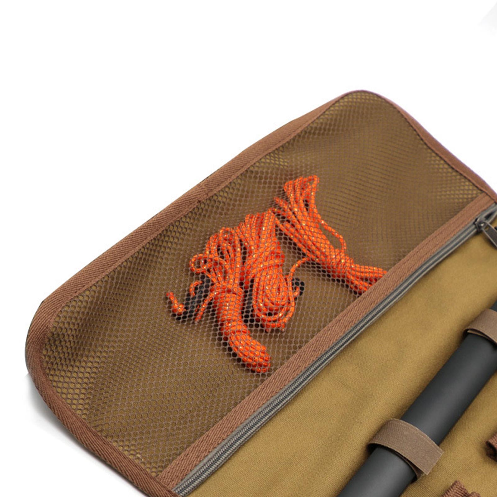 Tent Stake Bag Tent Pegs Pouch Holder Multifunctional Portable Tent Nail Hammer Bag