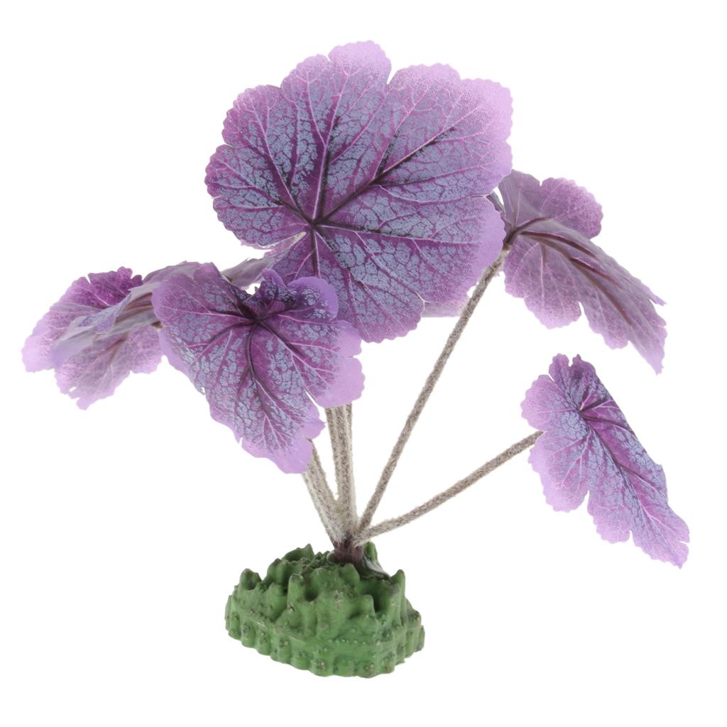 Plastic Plant Decoration for Aquarium Fish Tank Reptile Terrarium