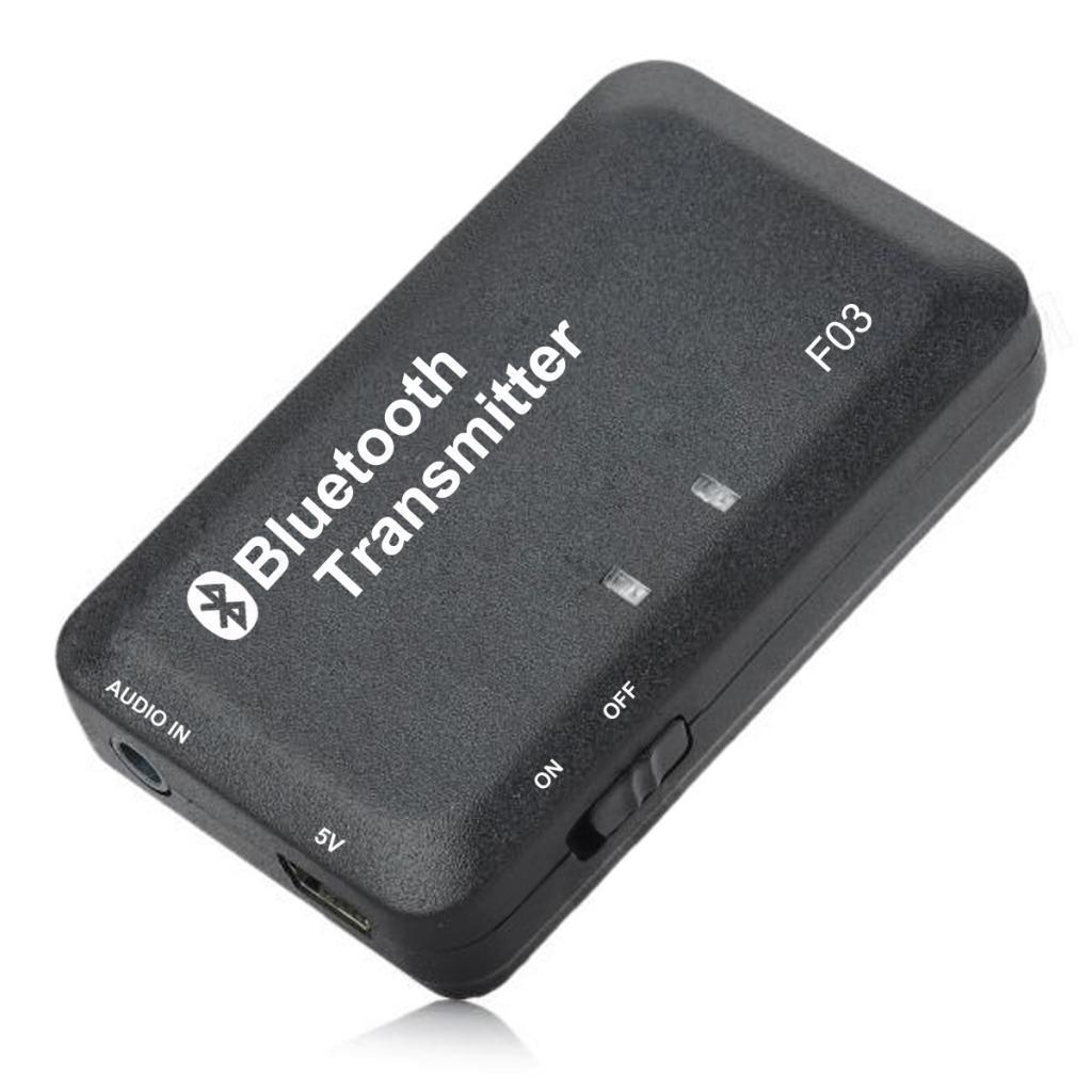 3.5mm Bluetooth Sender Adapter Stereo Audio for TV iPod Mp3 Mp4 PC