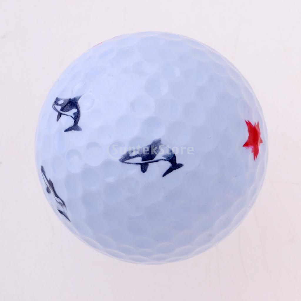2x 5.3cm/2.09 Inch Colorfast Golf Ball Stamp Stamper Marker Impression Seal Golfer Gift Keepsake