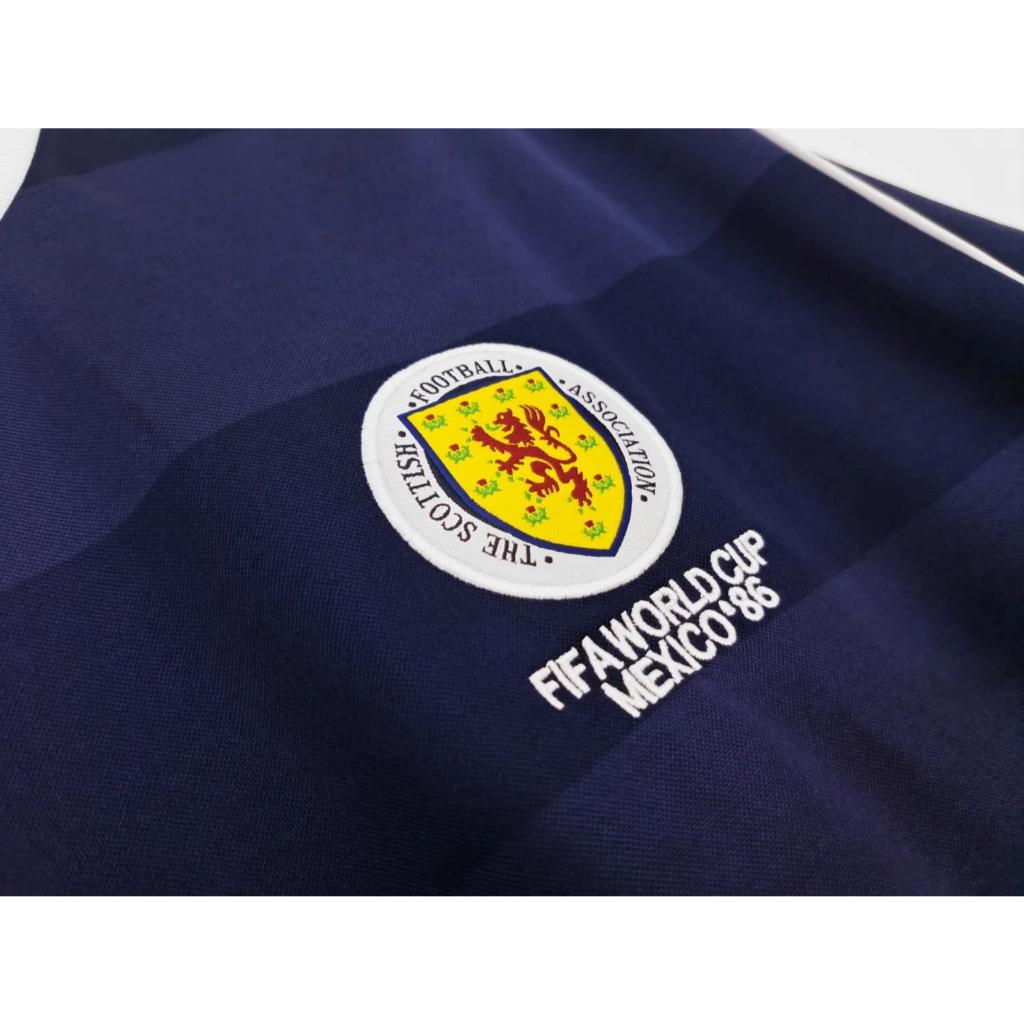 Áo Bóng Đá Retro Tuyển Scotland 1986 - Sân Nhà bản cao cấp vải Cotton Polyester