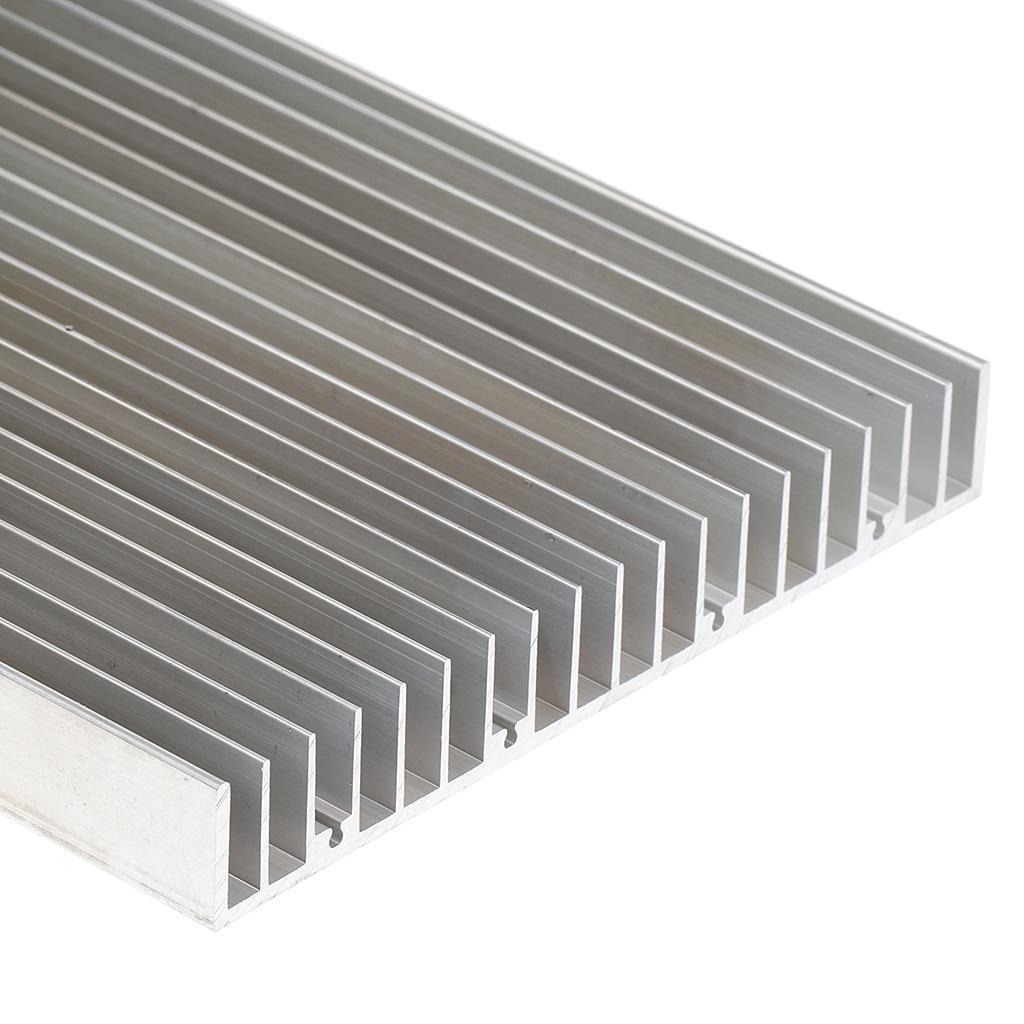 Aluminum    Fin 300x140x20mm for 50-100W LED CPU GPU