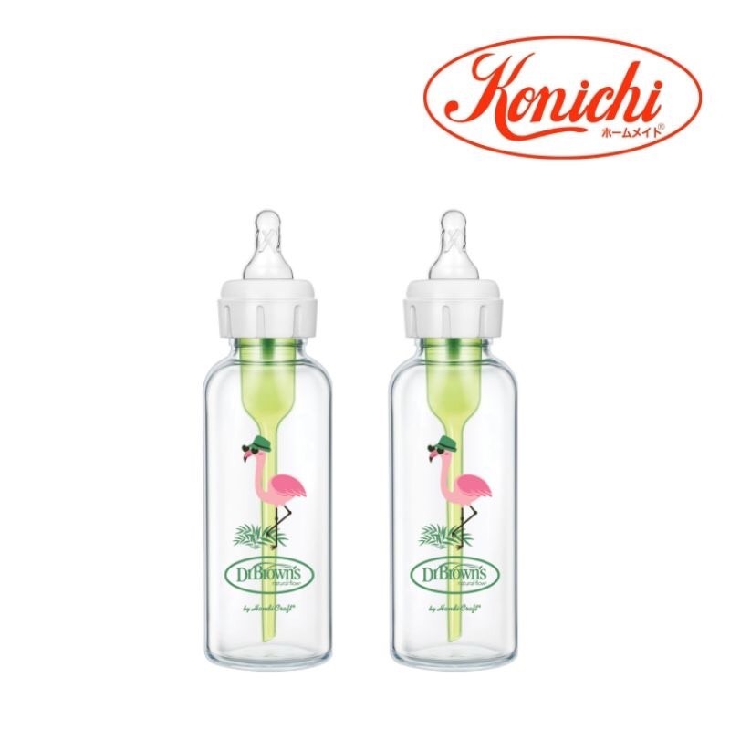 Bình sữa thủy tinh Dr.Brown's Options Plus cổ thường 250ml