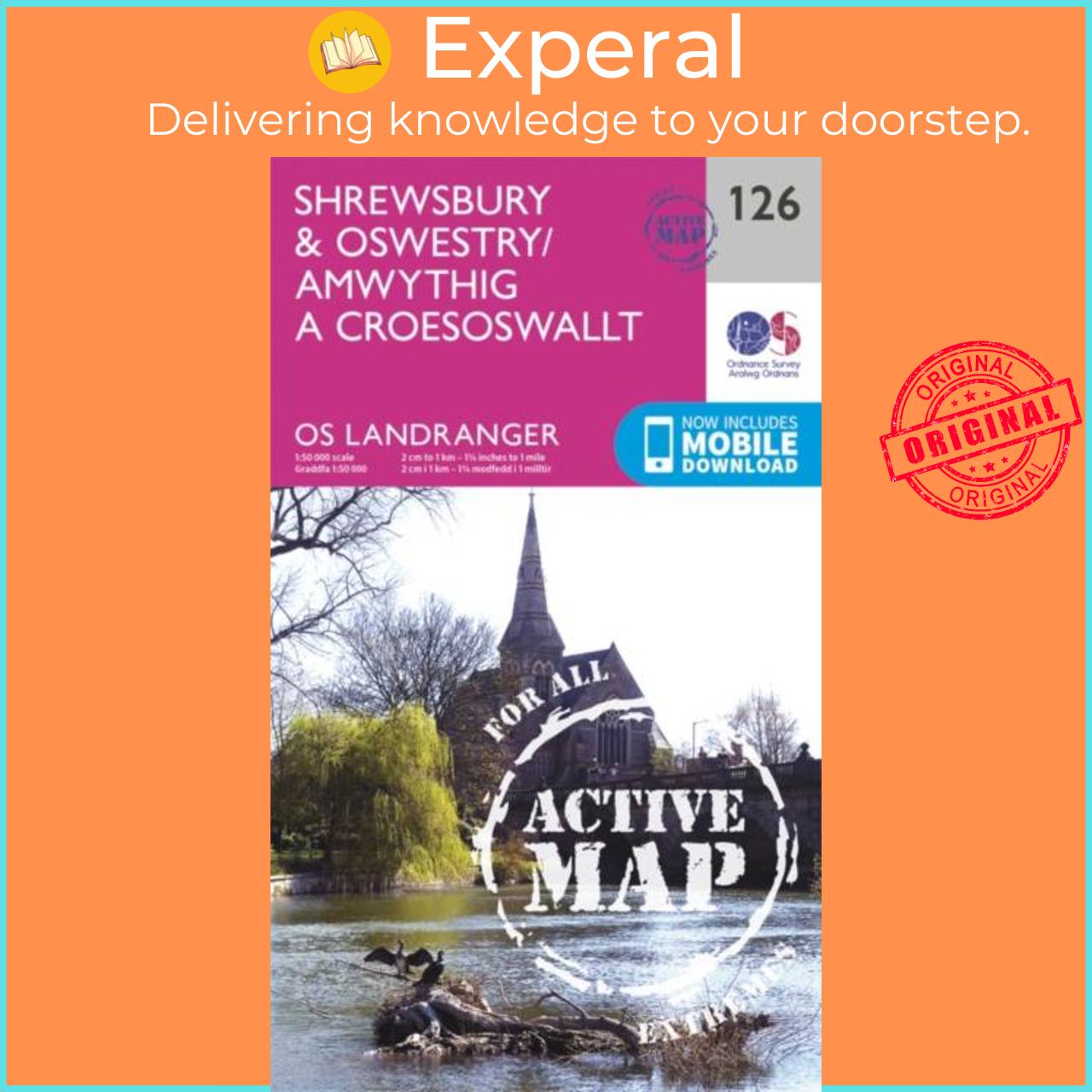 Sách - Shrewsbury & Oswestry by Ordnance Survey (UK edition, paperback)