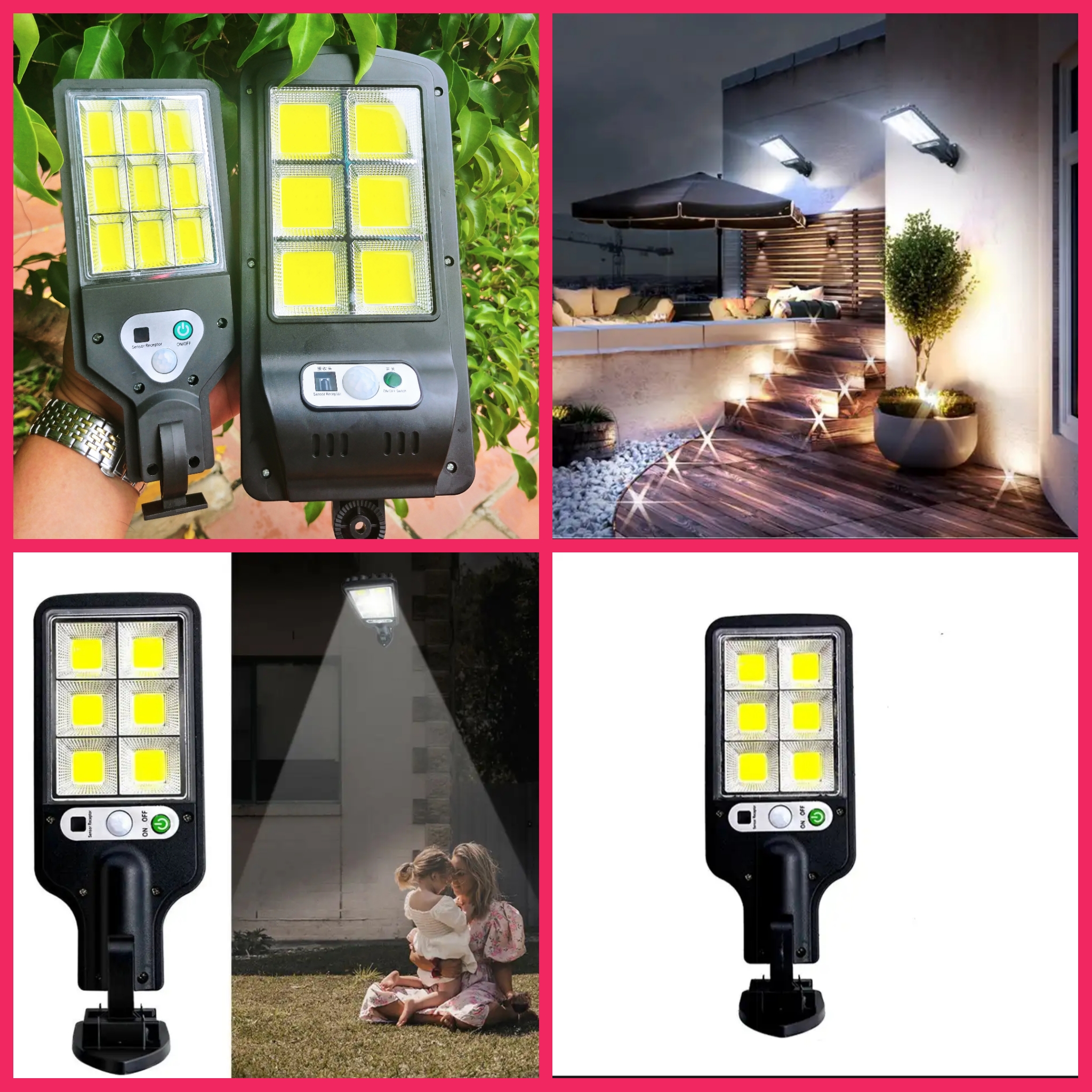 1 ĐÈN CHIẾU SÁNG NĂNG LƯỢNG MẶT TRỜI CẢM BIẾN THÔNG MINH MẪU MỚI
