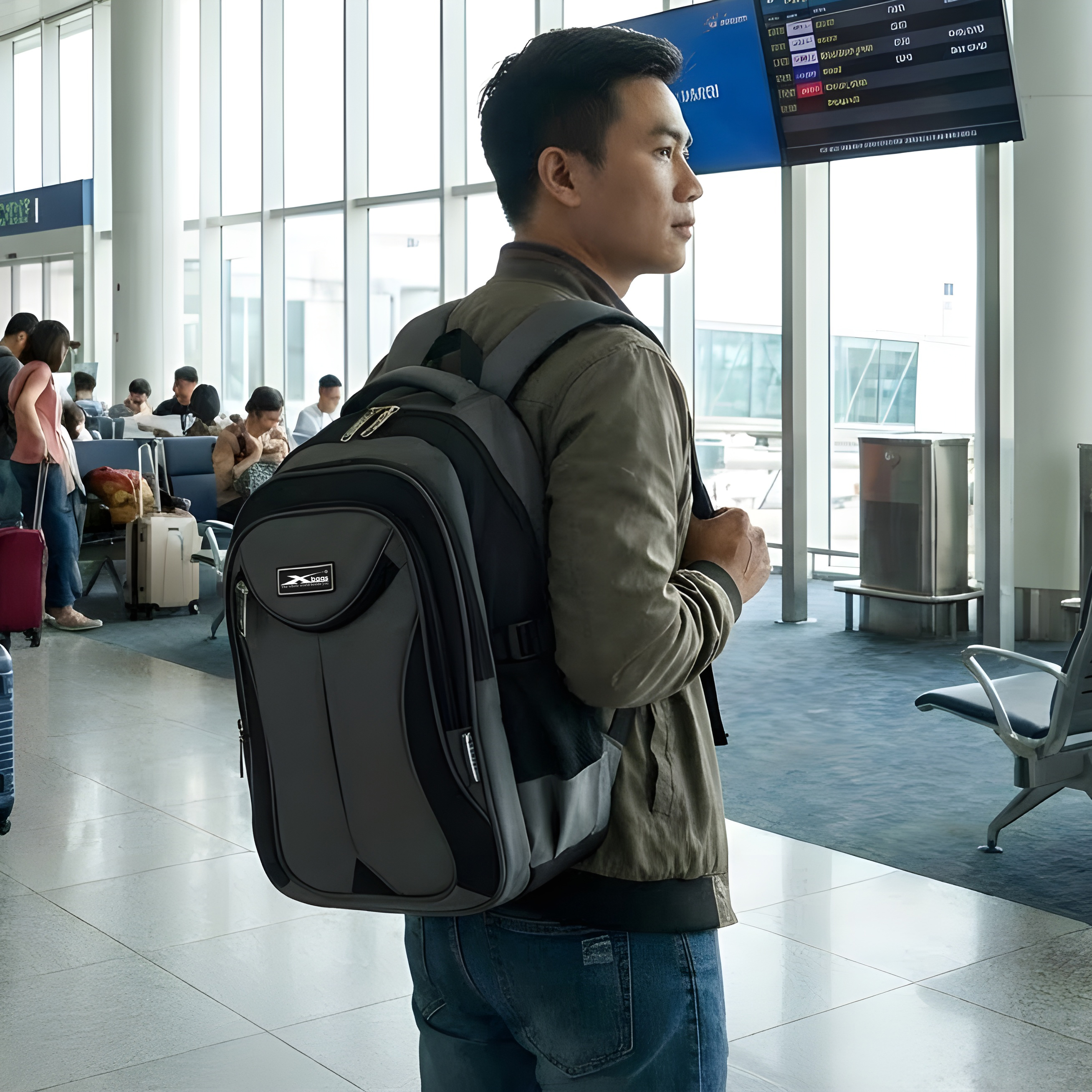 Balo chống sốc laptop 15.6 inch Xbags Xb 2004