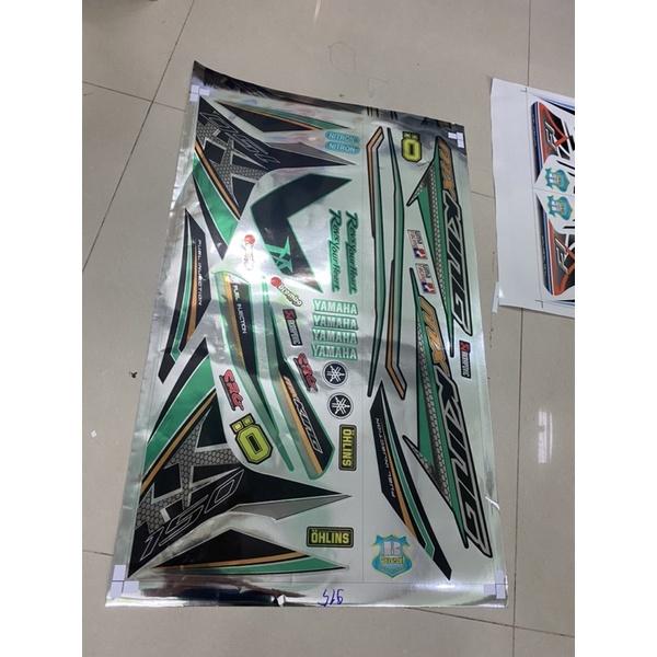 Tem rời dành cho Exciter 150 Mxking chất liệu crom cao cấp