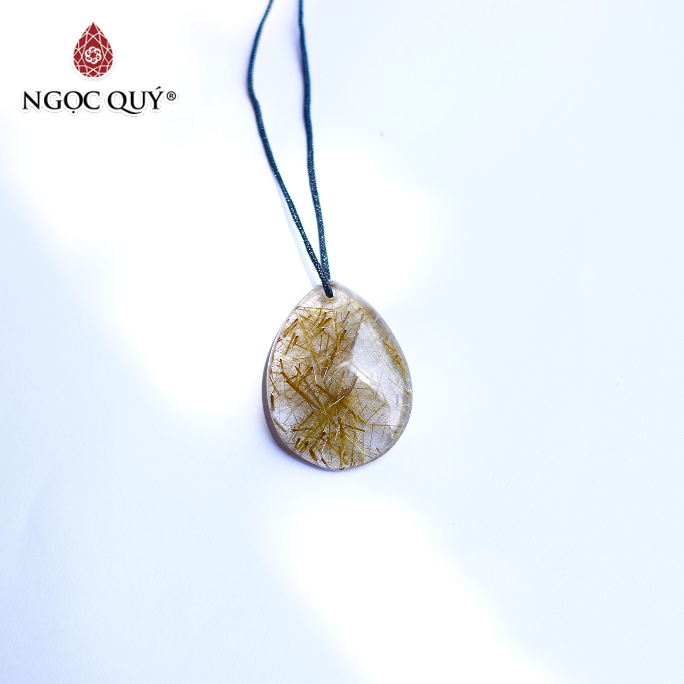 Mặt dây chuyền thạch anh tóc - Ngọc Quý Gemstones