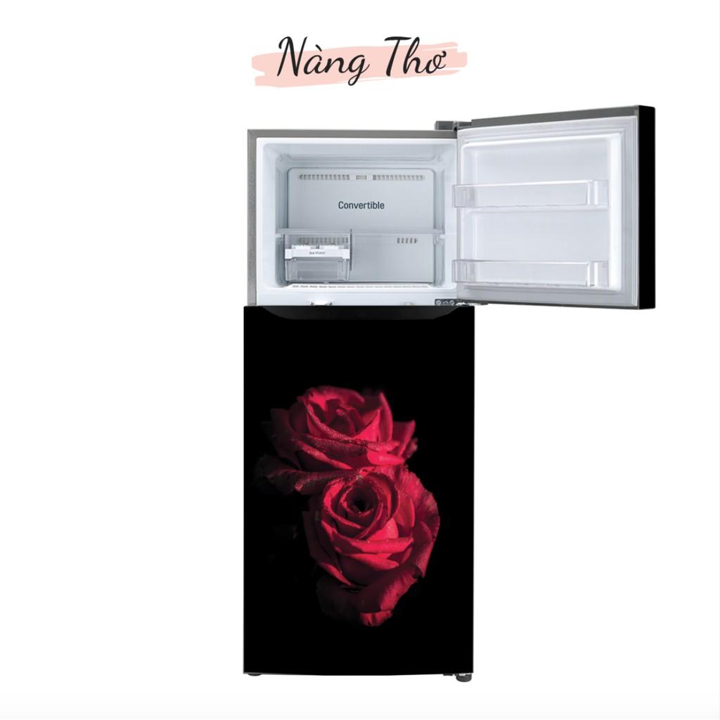 TRANH HOA HỒNG DÁN TỦ LẠNH NHIỀU KÍCH THƯỚC_DECAL VIP