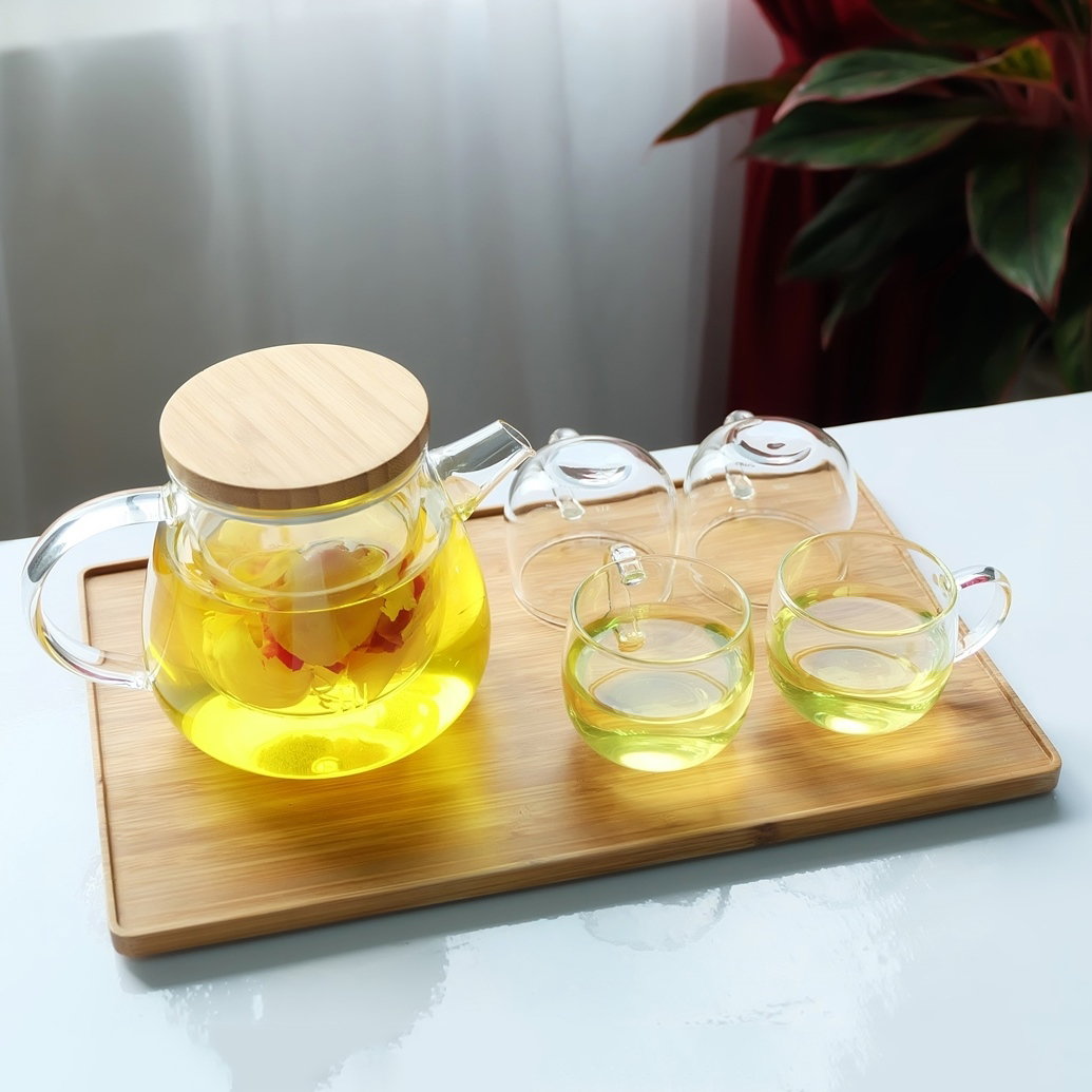 Bộ 2 tách trà thủy tinh CP30/2 100mL