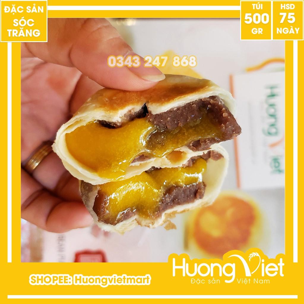 Bánh pía kim sa đậu đỏ 500g, bánh pía Tân Huê Viên Sóc Trăng không sầu riêng