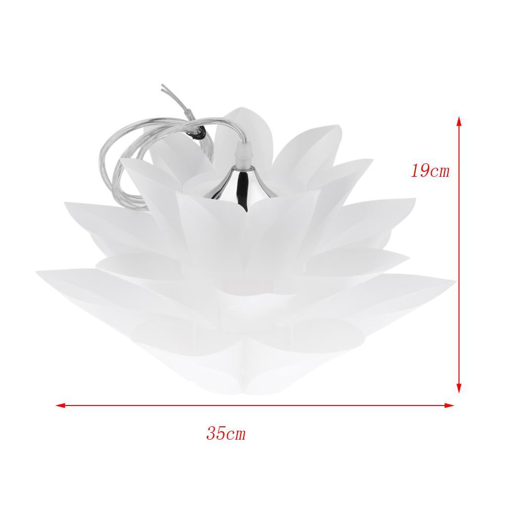 DIY Kit Lotus Chandelier Pendant Hanging Ceiling Light Lampshade Decor