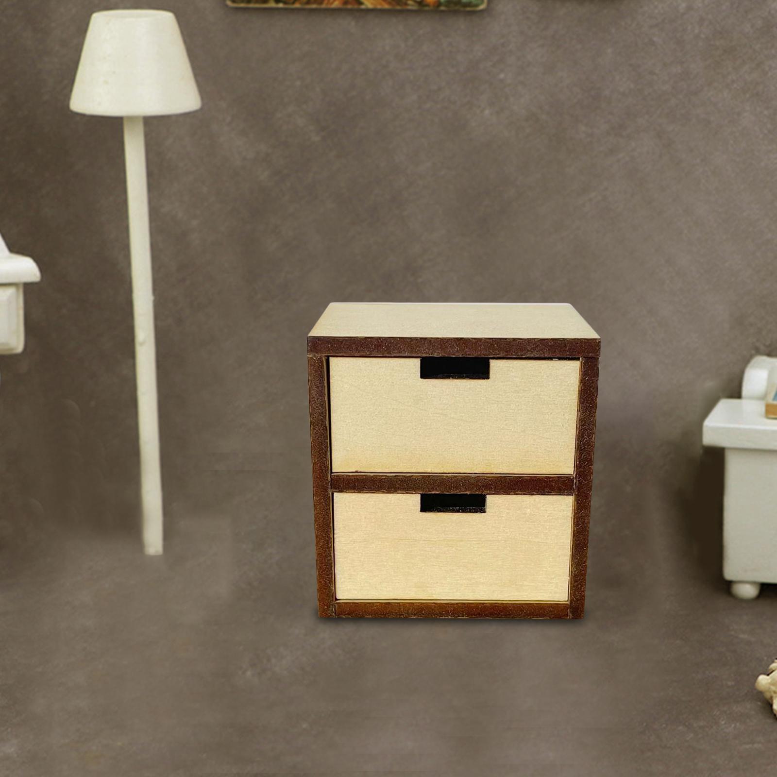 1:12 Scale Dollhouse Drawer Dollhouse Furniture Accessory for Children
