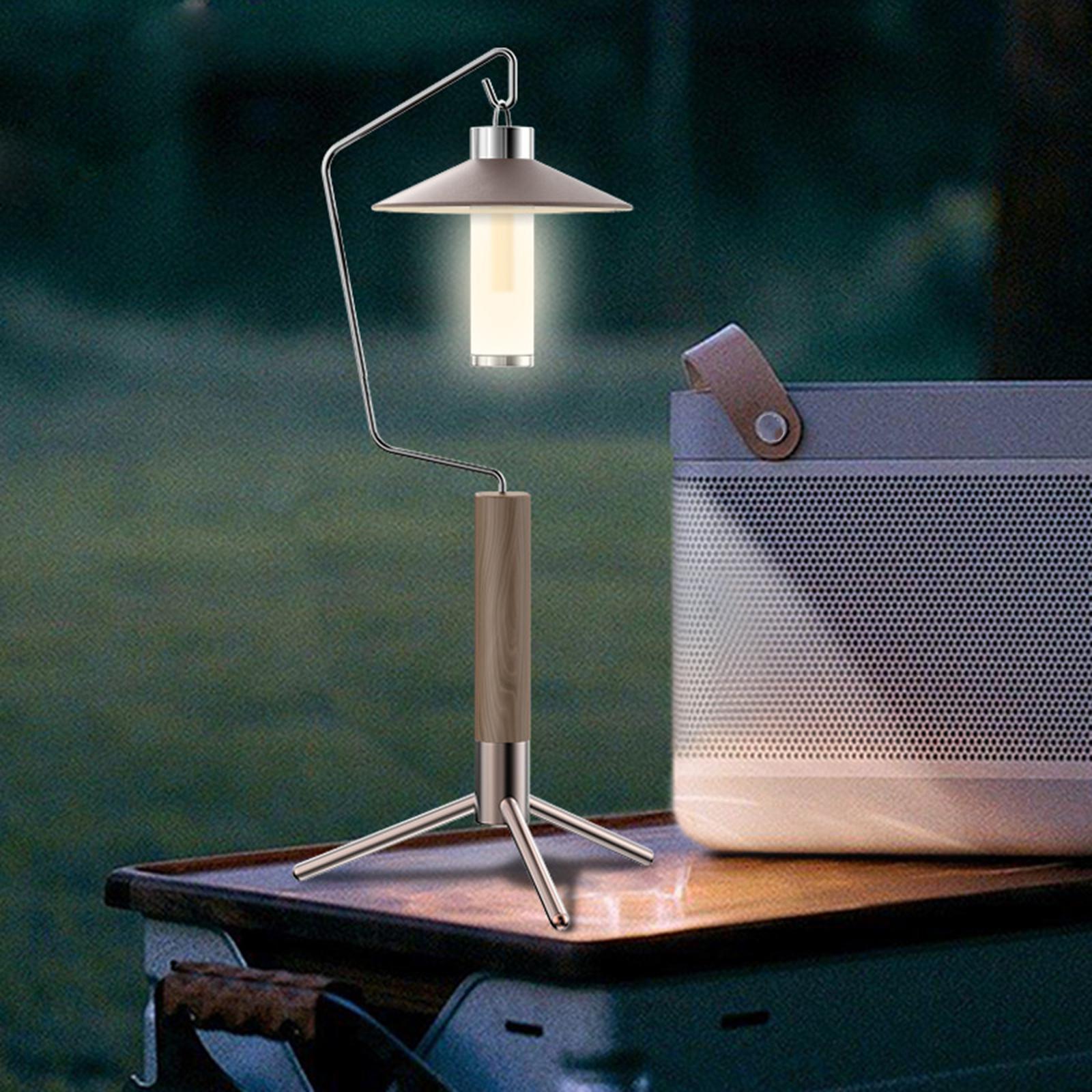 Lantern Stand Desktop Foldable Backpacking BBQ Outdoor Camping Lamp Pole