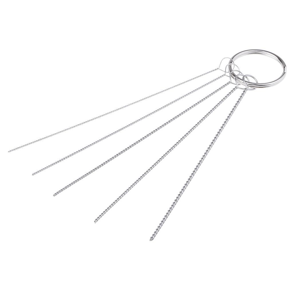 5 Pieces/set 5 Sizes Airbrush Spray Cleaning Needle Kit Airbrush Cleaning Tools