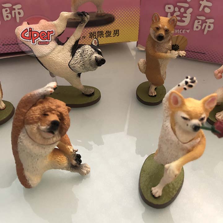Bộ 6 mô hình Danceing Dog - Figure Dog