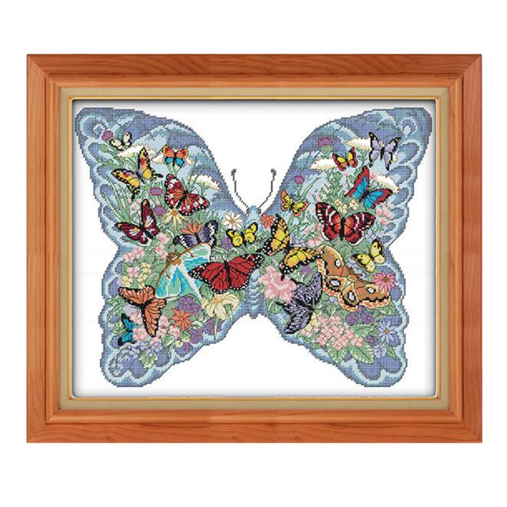 Cross Stitch Kit Embroidery Design Embroidery Pattern Preprinted Embroidery, Incl. English Manual For Children \u0026 Adults