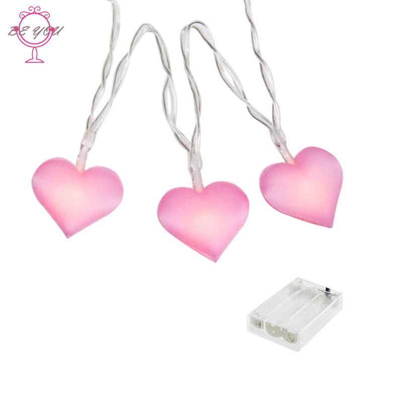 1 Dây Đèn Led Hình Trái Tim Trang Trí Tiệc Cưới, Phòng Ngủ