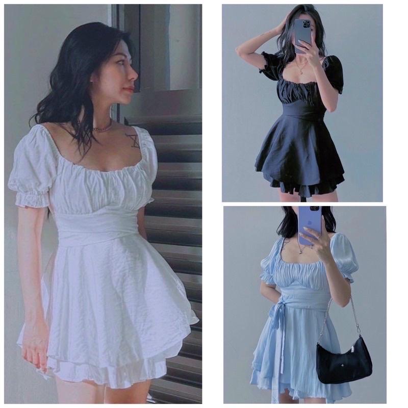 Jumsuit cột nơ 3 màu