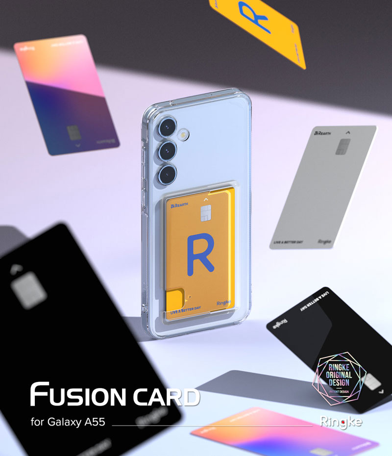 Ốp lưng dành cho Samsung Galaxy A55 5G/A35 5G RINGKE Fusion Card - Hàng Chính Hãng