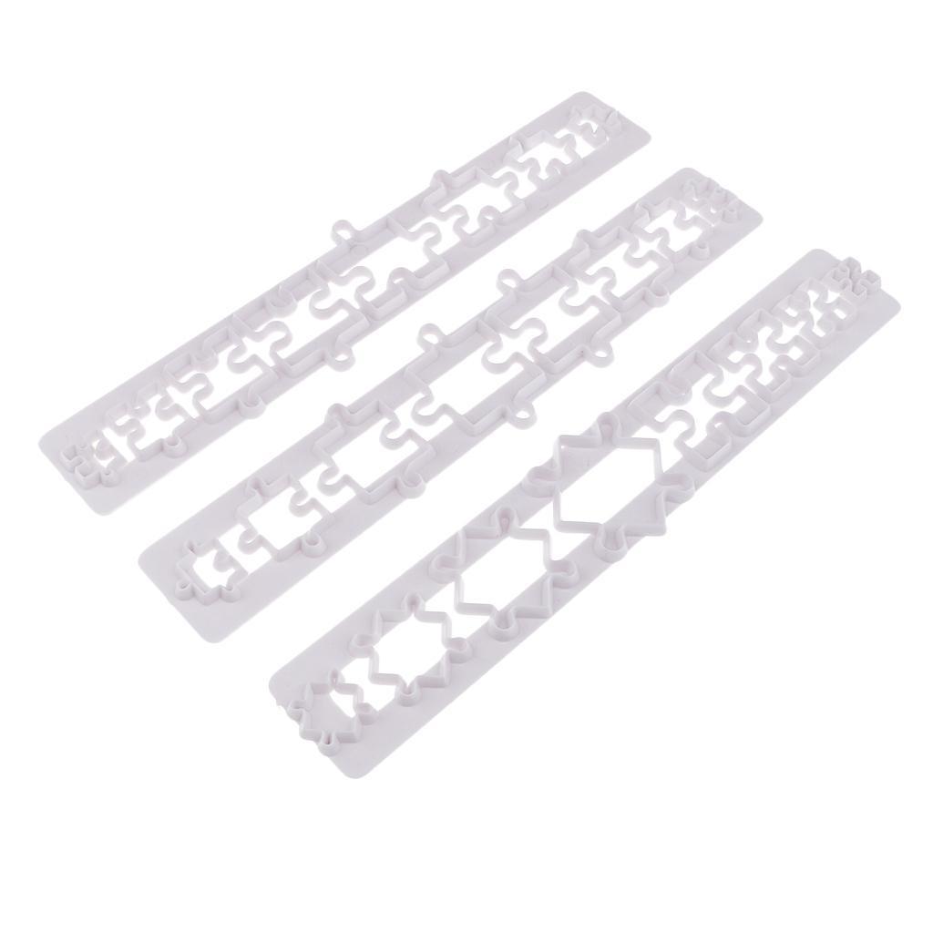 3 Pieces Clear Silicone Molds Clay Chocolate Candy Cake Fondant Resin Moulds