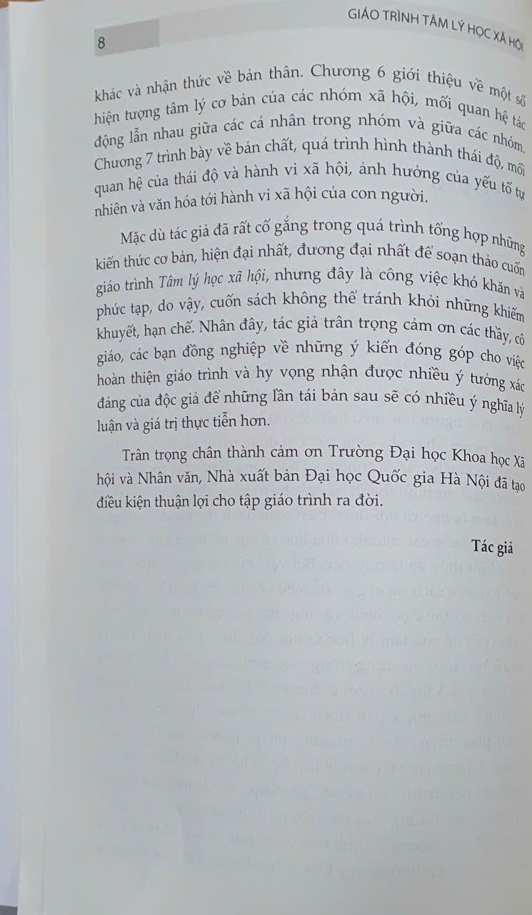 Sách - Giáo trình tâm lý học xã hội