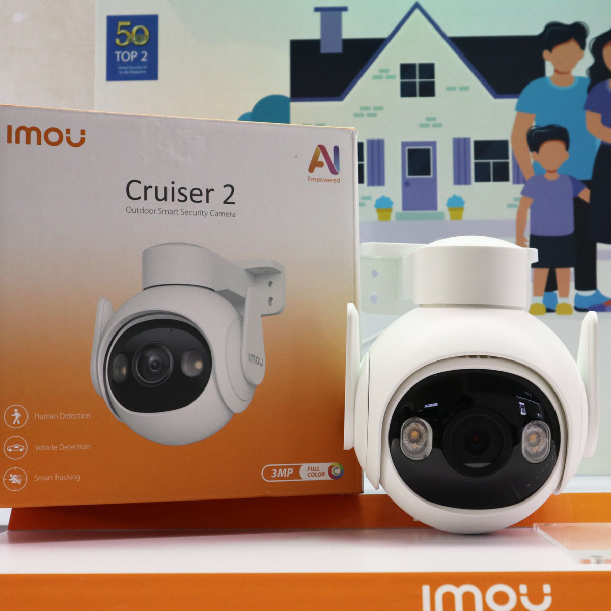 Camera Wifi quay quét thông minh 3MP iMOU Cruiser 2 IPC-GS7EP-3M0WE hàng chính hãng