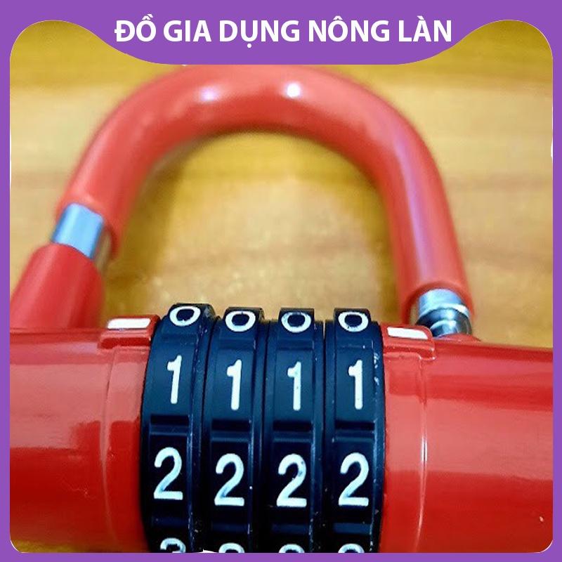 Ổ khóa chữ U mini 4 mã số bảo đảm an toàn cho tài sản NL Shop