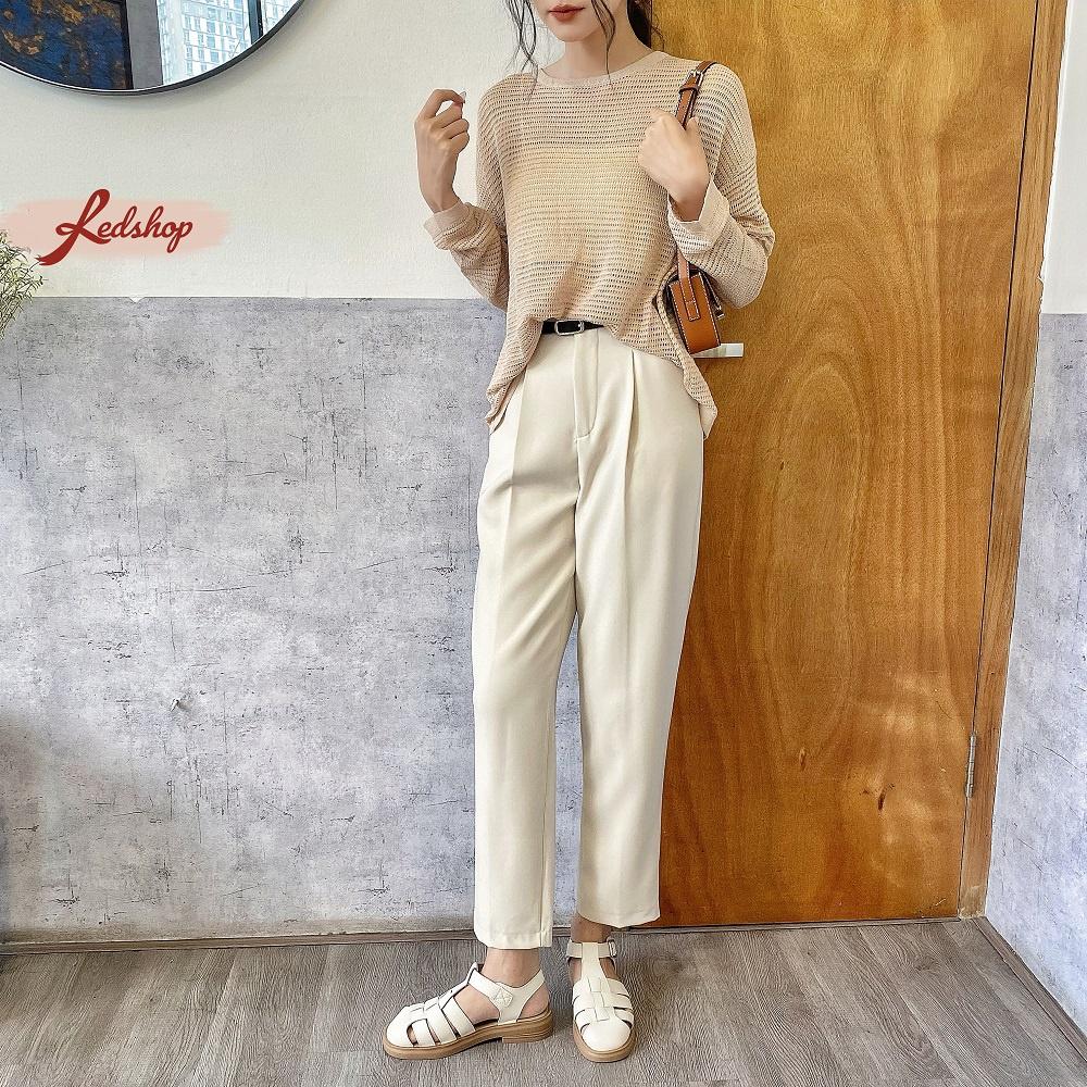 Áo lưới nữ cổ tròn phong cách Hàn Quốc Red Shop 29917