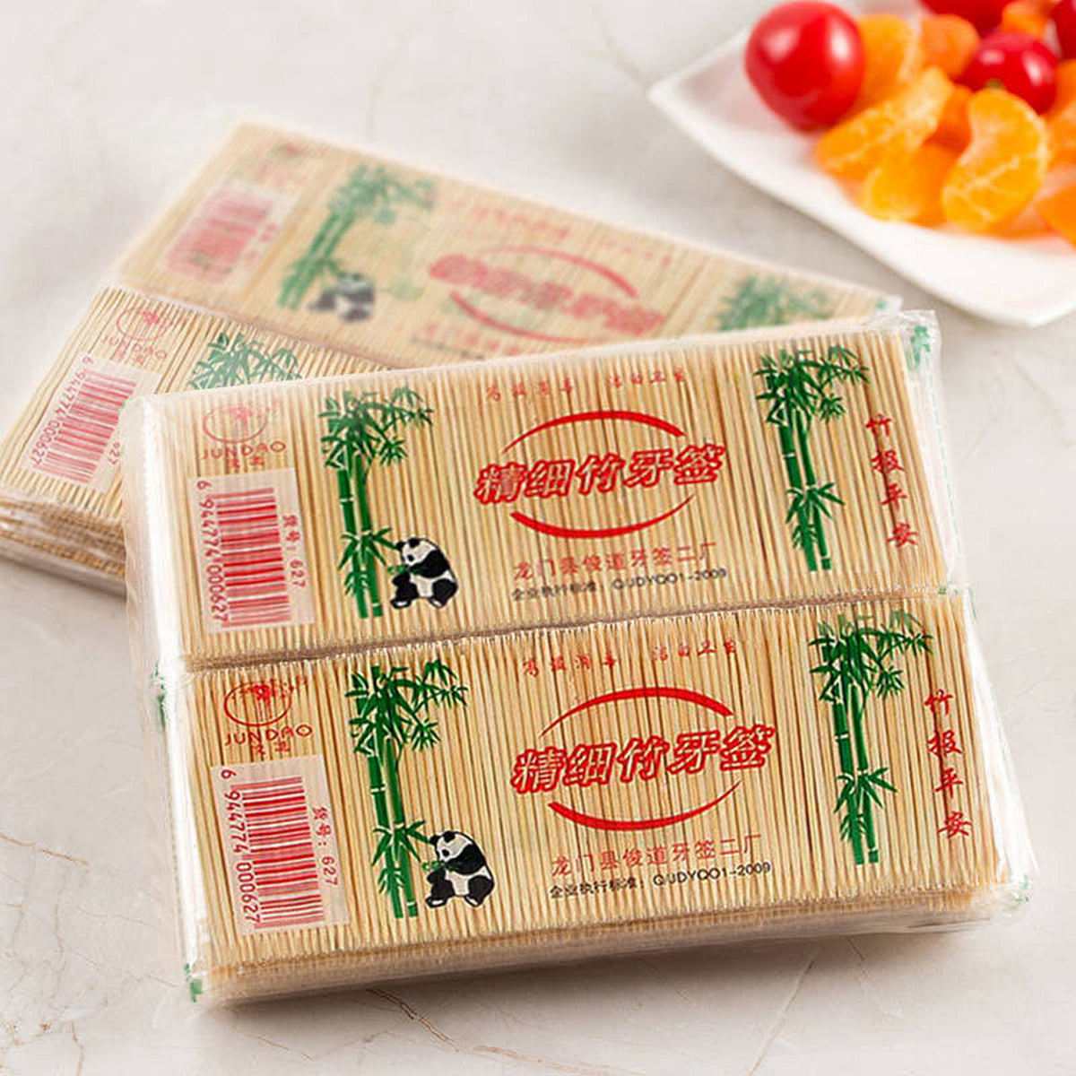 Bịch 200 Tăm Tre Xỉa Răng 2 Đầu Nhọn, Nhỏ Mịn Tiện Lợi