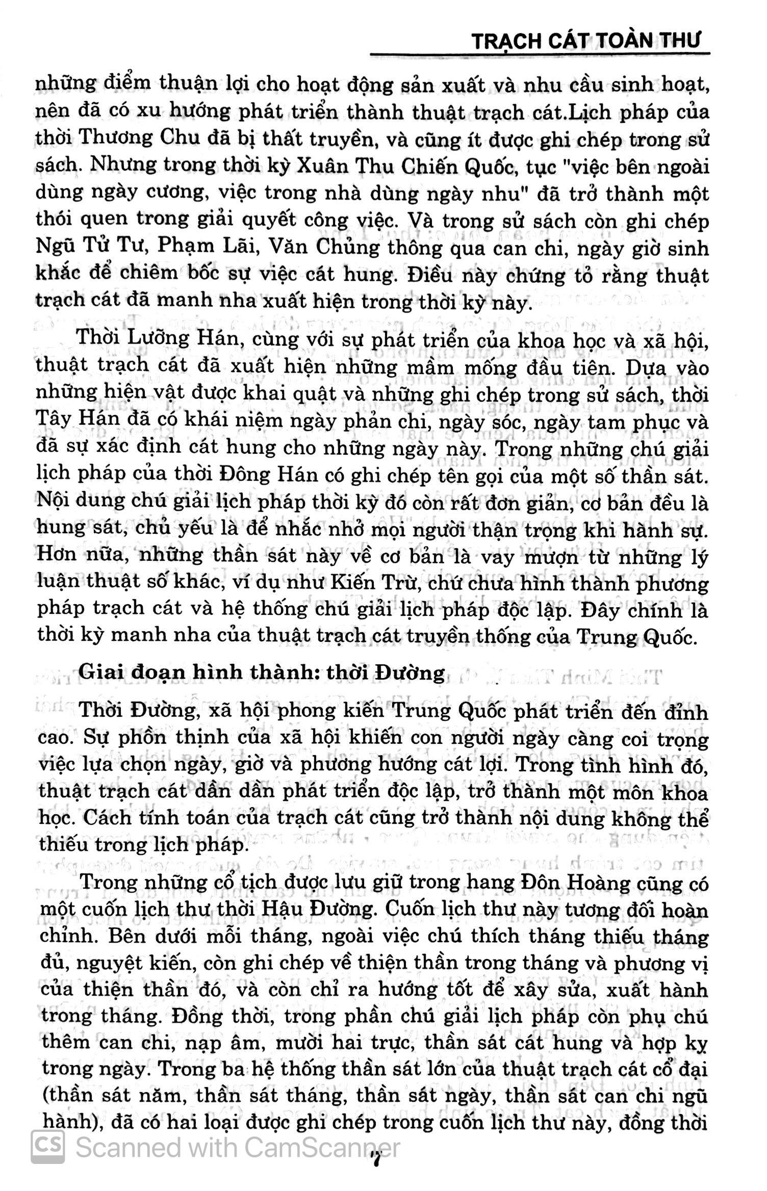 Sách Trạch Cát Toàn Thư